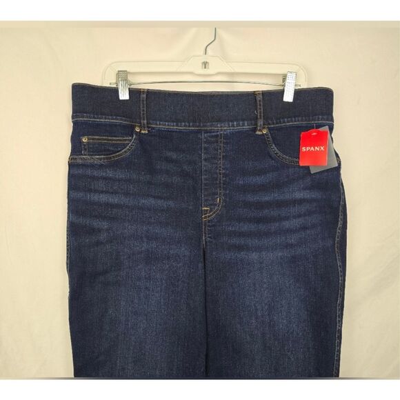 SPANX size 1X NWT ankle skinny jeans - style 20342 midnight shade - Picture 6 of 11